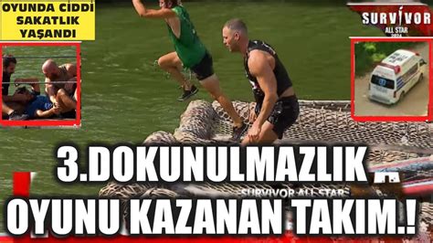 SURVİVOR ALLSTARDA 3 DOKUNULMAZLIK OYUNU KAZANAN TAKIM BELLİ OLURKEN