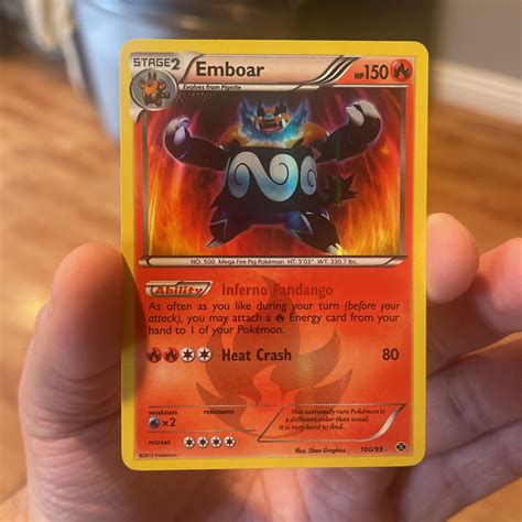 Mega Emboar Card