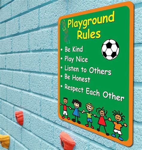 School Signs On Playground Printable 2022