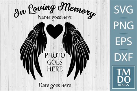 In Loving Memory SVG Memorial SVG Graphic By TMDOdesign Creative