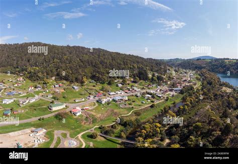 View Over Derby in Tasmania Australia Stock Photo - Alamy