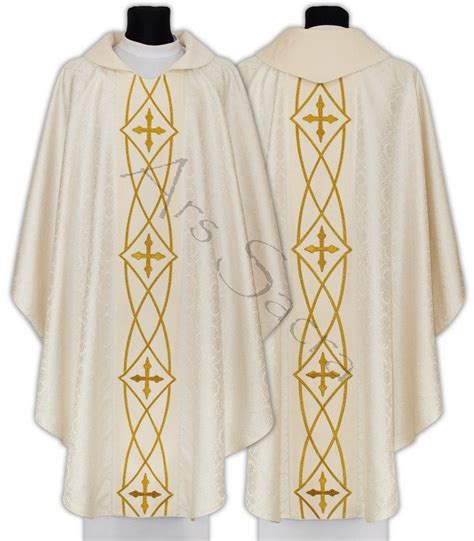 Gothic Chasuble 590 AK25 Cream Unlined ALL PRODUCTS CHASUBLES