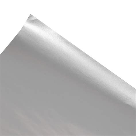 Papel Foil Adhesivo Raflatac 50x70cm 90G Plata Mate Lumen