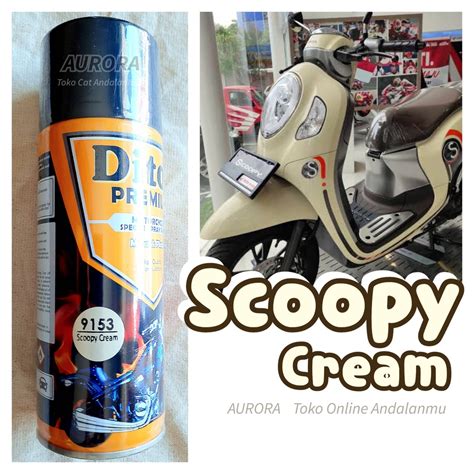 Jual Pilox Diton Premium Scoopy Cream 9153 Putih Tulang Skupy Honda