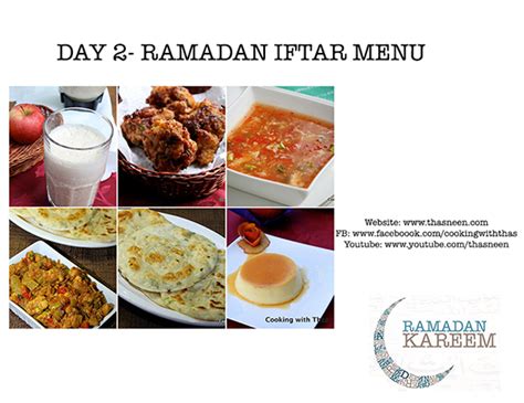 Day 2- Ramadan Iftar Recipes- Iftar Menu - Cooking with Thas - Healthy ...