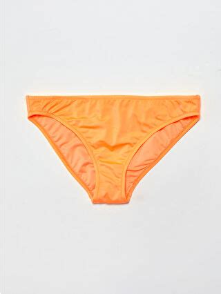 Turuncu Kadın Düz Bikini Alt S AH Z RLM LCW