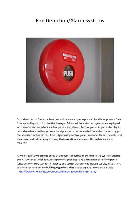 Ppt Fire Detectionalarm Systems Powerpoint Presentation Free