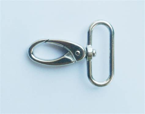 DIY Taschen Shop - Karabiner 30 x 52 mm Silber