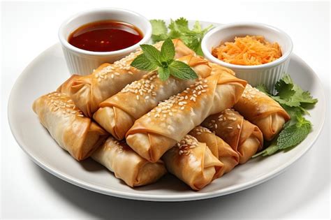 Premium AI Image | Lumpia Semarang Indonesian Special Food