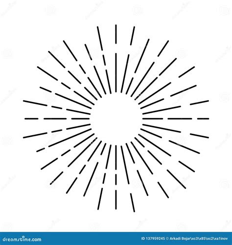 Light Starburst Vector Icon Stock Vector Illustration Of Drawing