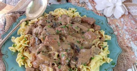 10 Best Beef Tips Cream Of Mushroom Onion Soup Mix Recipes Yummly