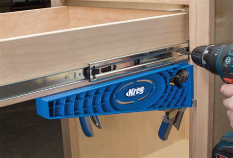 Kreg Drawer Slide Jig To Install Drawer Slides Kregtool Official