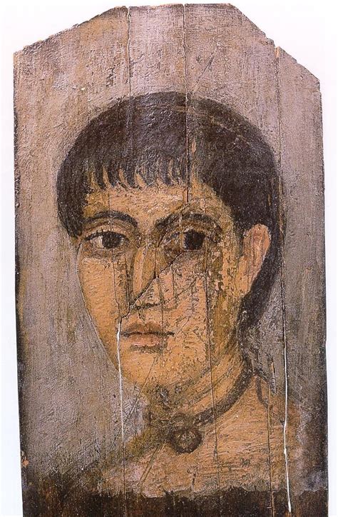 Fayum Mummy Portrait Portrait Ancient Paintings Roman Painting