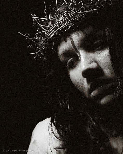 Female Christ Crucifixion Photograph By Kalliope Amorphous Pixels