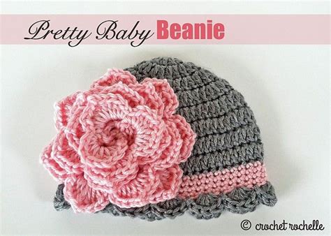 Quick And Easy To Make This Absolutely Beautiful Crochet Baby Beanie