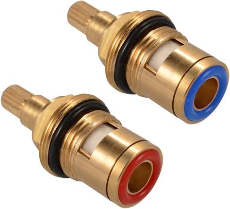 Replacement Brass Ceramic Disc Tap Valve Insert Gland Cartridge Quarter