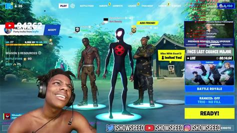 Ishowspeed Plays Fortnite 🤣 Full Video 8 18 23 Youtube