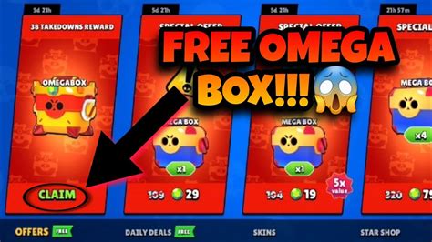 Opening 2 Free Omega Boxes Brawl Stars Youtube