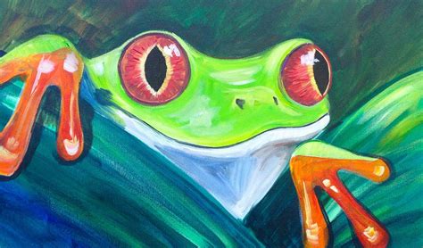 Tree Frog Painting at PaintingValley.com | Explore collection of Tree Frog Painting