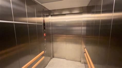 SLOW 2003 KONE MonoSpace MRL Traction Elevator Stockholm University