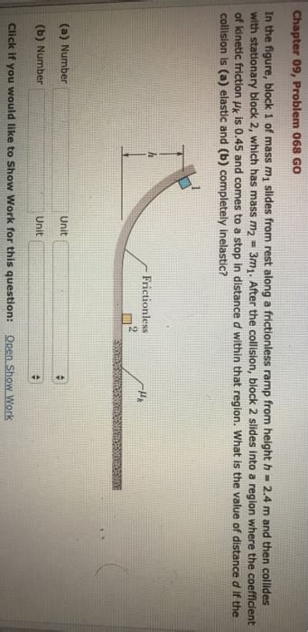 Solved Chapter 09 Problem 068 GO In The Figure Block 1 Of Chegg