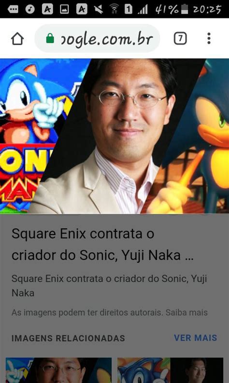 Sobre O Criador De Sonic Yuji Naka Sega Corps Amino