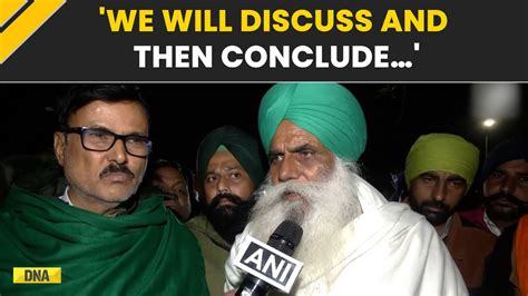 Farmers Protest Farmer Leader Jagjit Singh Dallewal After Meeting With