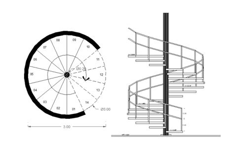 Spiral Stairs Floor Plan