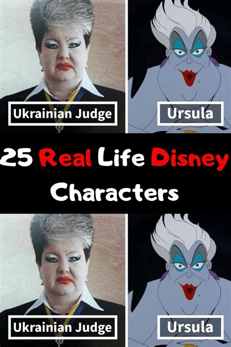 25 Real Life Disney Characters Cartoons Real Life, Disney Cartoons ...