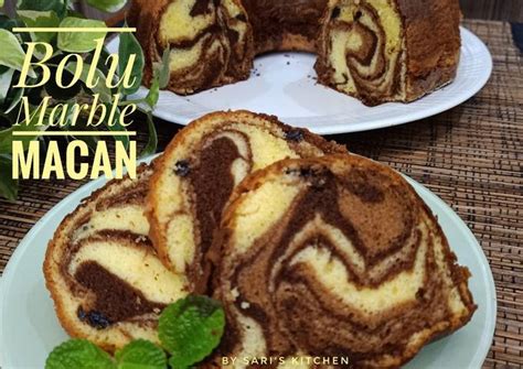 Resep Bolu Marble Macan Oleh Sari S Kitchen Cookpad