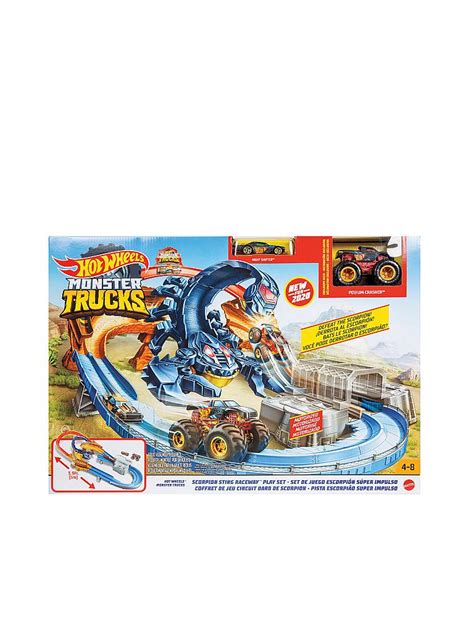 HOT WHEELS Monster Trucks Skorpion Beschleuniger Rennbahn Set Keine Farbe
