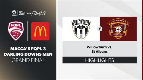 Macca S Fqpl Darling Downs Men Grand Final Willowburn Vs St