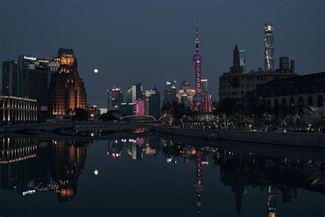 Landscape Photo of Night City · Free Stock Photo