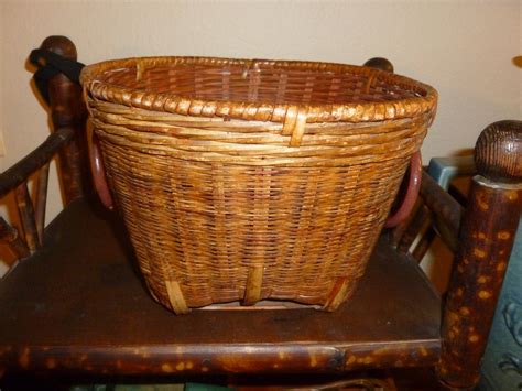 Antique Chinese Basket With Beautiful Rose Colored Peking Etsy