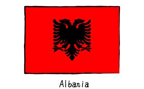 100+ Albanian Flag Drawings Stock Photos, Pictures & Royalty-Free Images - iStock