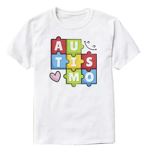 Camiseta Autismo Respeite Símbolo conscientizaçãoaustismo