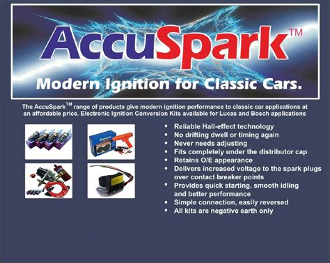 Accuspark Electronic Ignition Conversion Kit For Lucas D