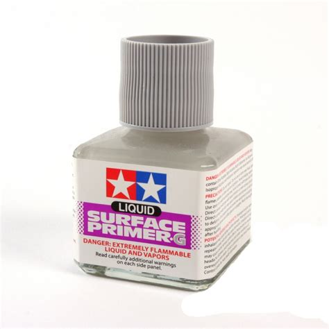 Tamiya Liquid Surface Primer 40ml - Gray | Bandai gundam models kits ...