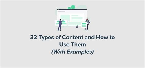 32 Types of Content and How to Use Them (With Examples) - Constant Content (A Division of ...