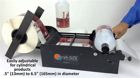 LAB01 Manual Bottle Label Applicator By START International YouTube