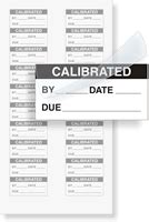 ½ x 1 Mini Calibration Label SKU QC 119 SL100