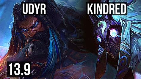 UDYR Vs KINDRED JNG 5 0 4 1200 Games 900K Mastery KR Master