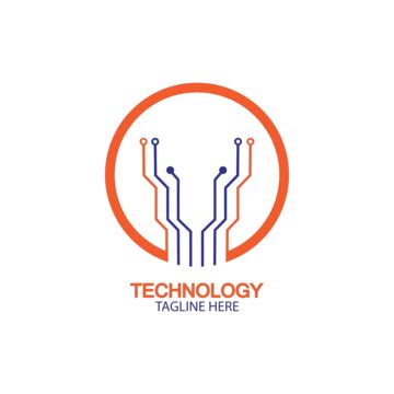 Conceito De Linha De Tecnologia De Vetor De Modelo De Logotipo De