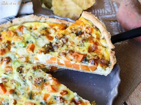 Quiche à la patate douce roquefort Lolo et sa tambouille