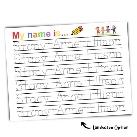 Personalized Name Tracing Worksheets: Handwriting Practice - Worksheets Library
