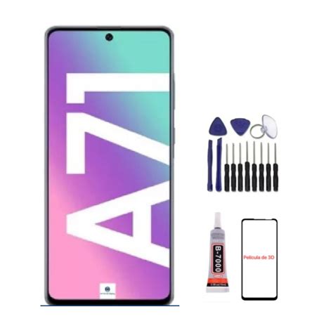 Tela Touch Screen Frontal Lcd Display Compatíve Galaxy A71 A715 Incell