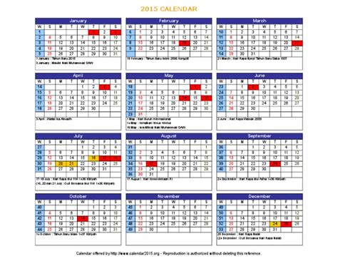 calendar  holidays
