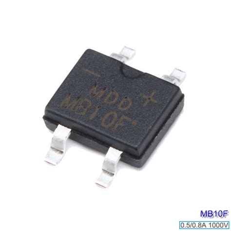 SMD Diodes BRIDGE RECTIFIER 0 5A 0 8A 1000V MB10S MB10F 500mA 10 50