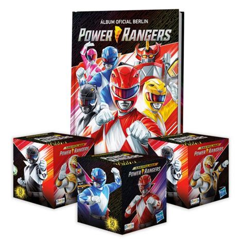 Power Rangers 1 Álbum Tapa Dura 3 Cajitas 150 Sobres Editorial