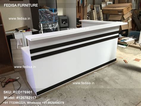 L Shaped Reception Desk Curved Wood Reception Desk Small Office